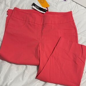 Ruby Rd. Pink Ankle Pants